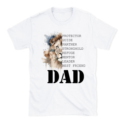 Dad And Lion Christian T-Shirt