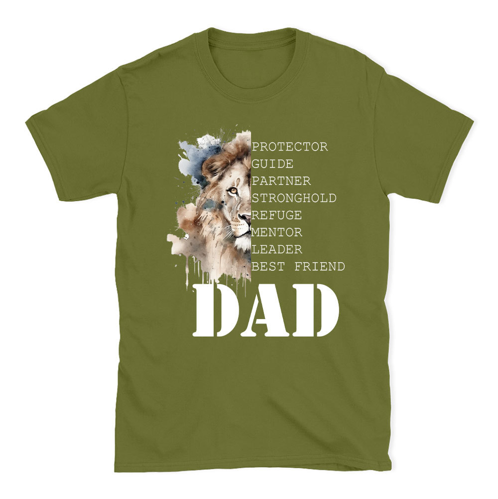 Dad And Lion Christian T-Shirt