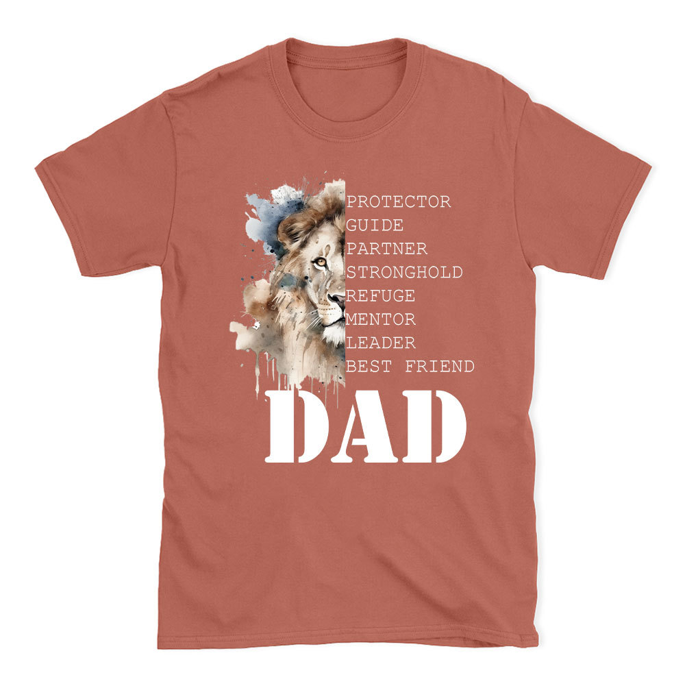 Dad And Lion Christian T-Shirt