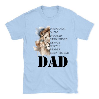 Dad And Lion Christian T-Shirt