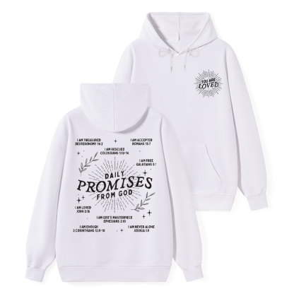 Daily Promises From God Classic Christian Hoodie