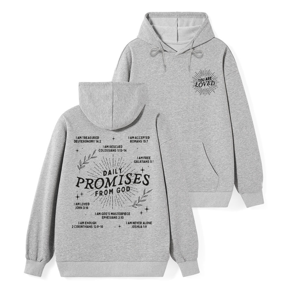 Daily Promises From God Classic Christian Hoodie
