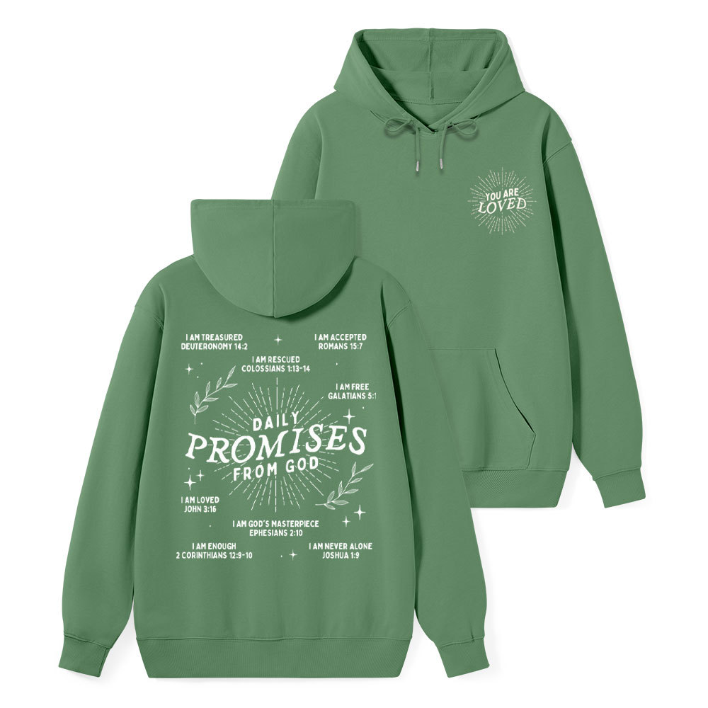 Daily Promises From God Classic Christian Hoodie