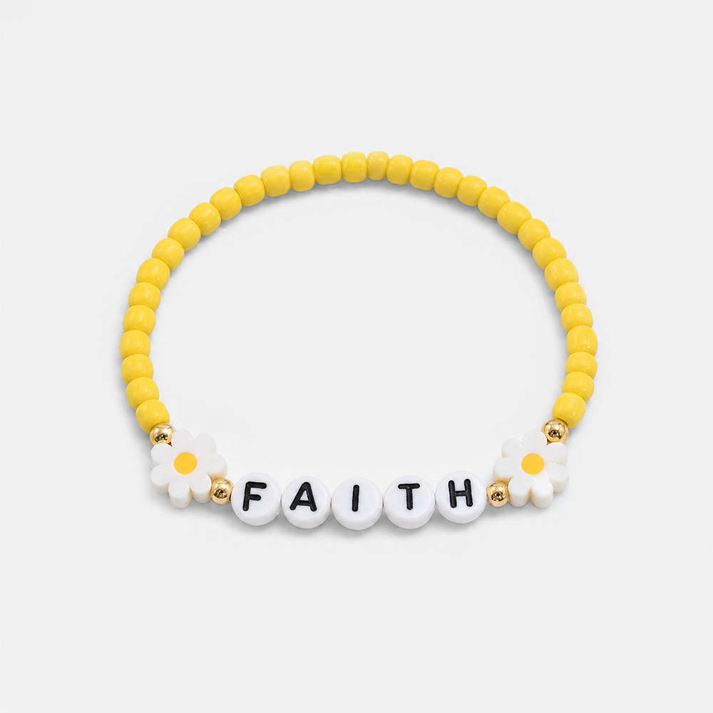 Daisy Faith Christian Bracelet