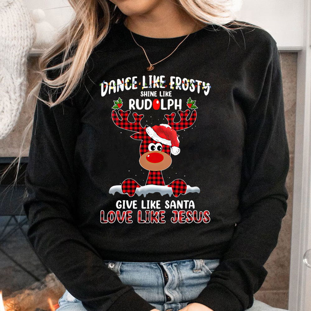Dance Like Forsty Christian Christmas Long Sleeve T-Shirt