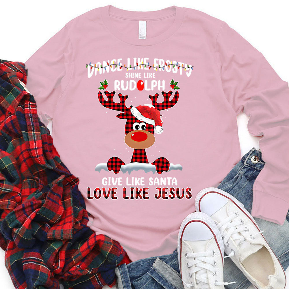 Dance Like Forsty Christian Christmas Long Sleeve T-Shirt