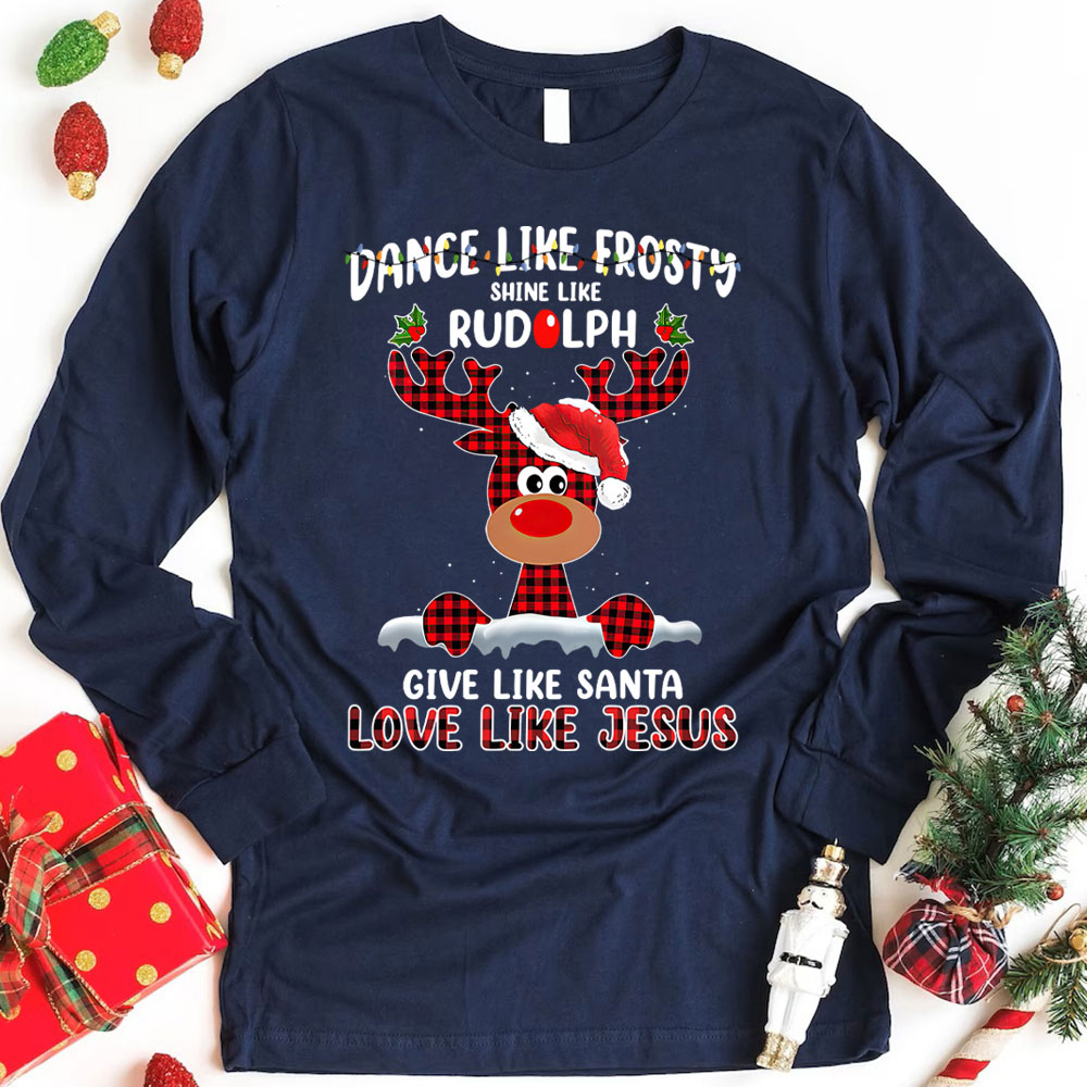 Dance Like Forsty Christian Christmas Long Sleeve T-Shirt