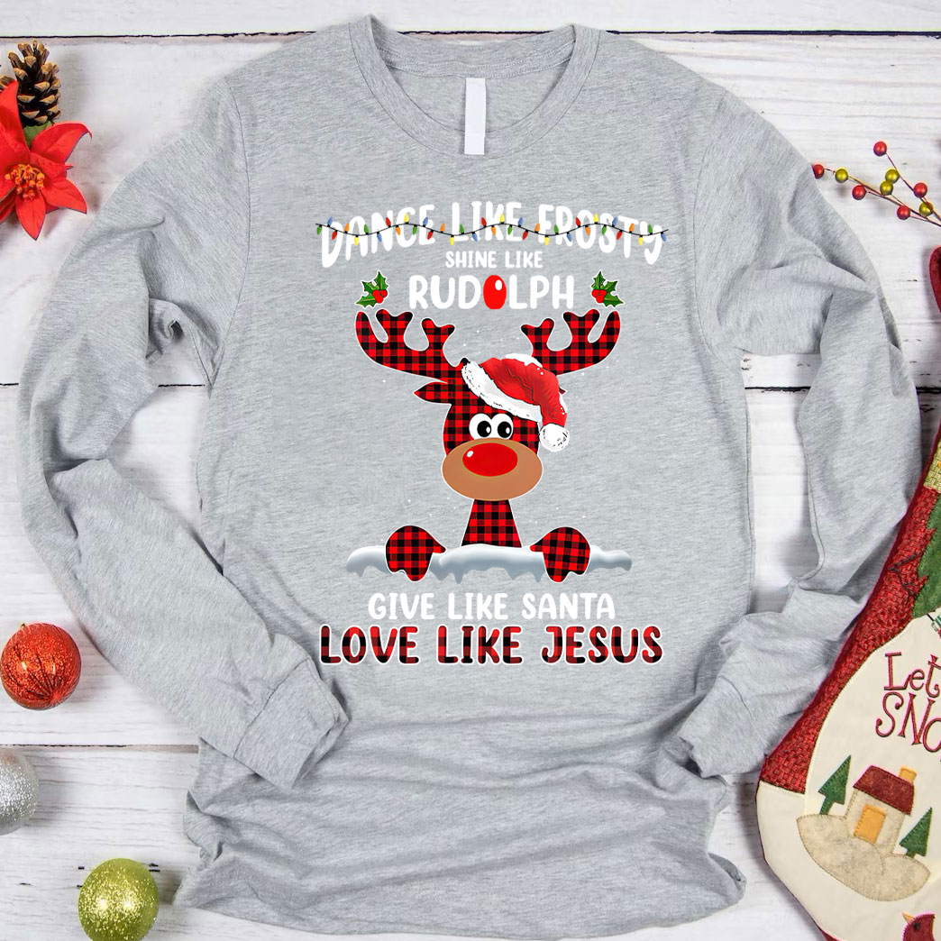 Dance Like Forsty Christian Christmas Long Sleeve T-Shirt