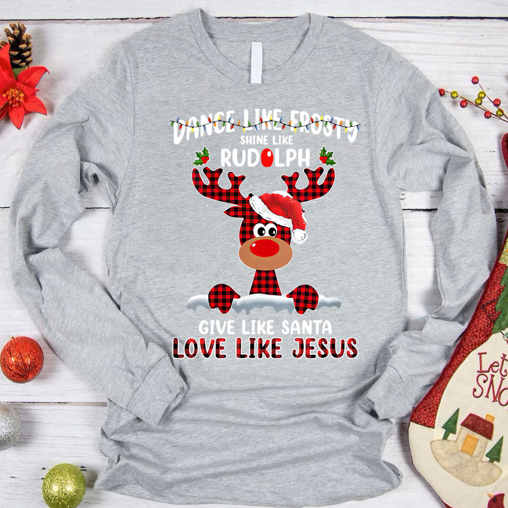 Dance Like Forsty Christian Christmas Long Sleeve T-Shirt