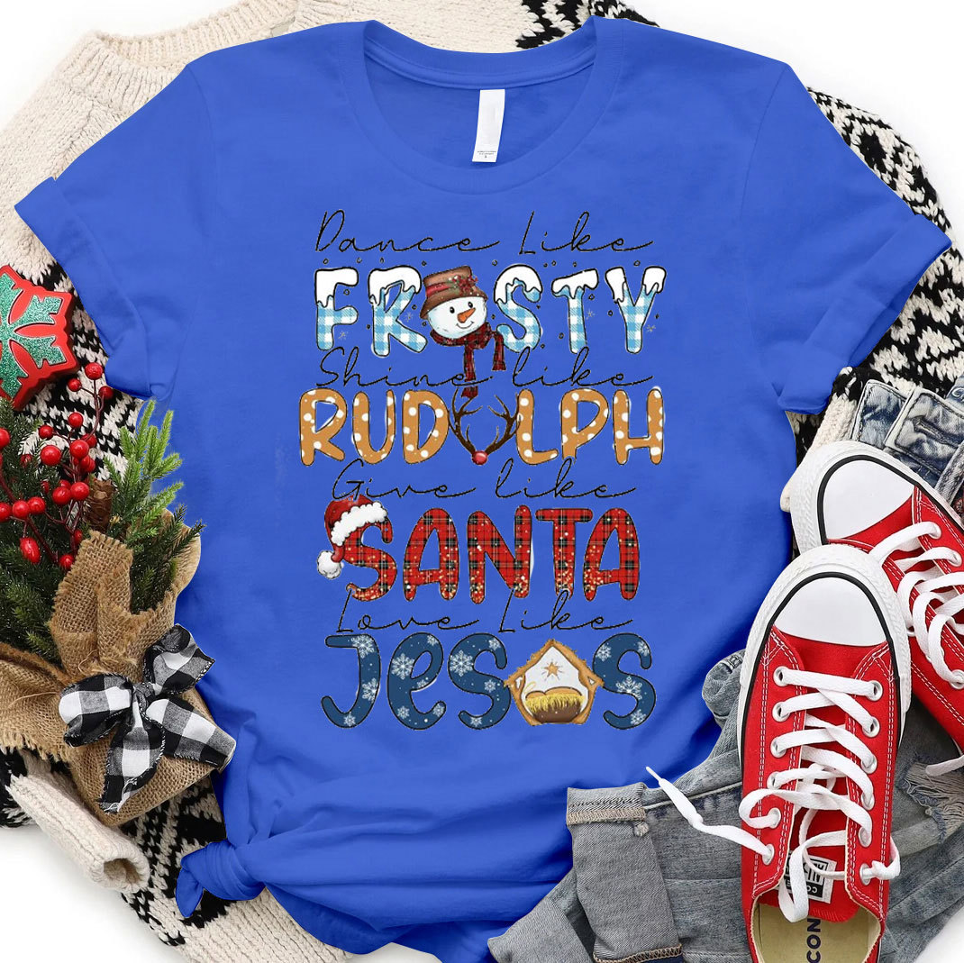 Dance Like Frosty Christian Christmas T-Shirt