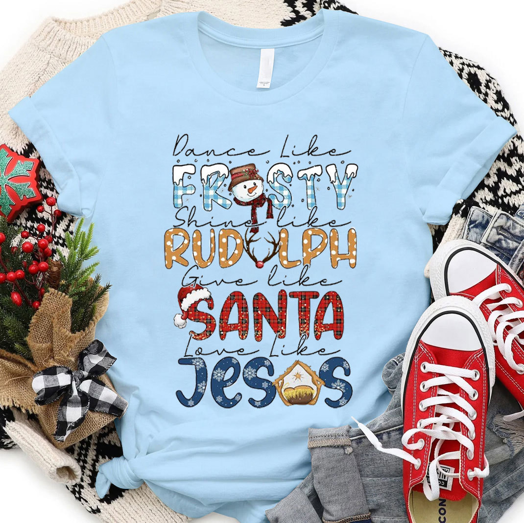 Dance Like Frosty Christian Christmas T-Shirt
