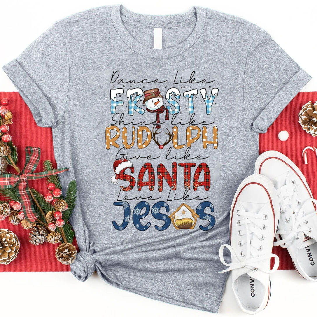 Dance Like Frosty Christian Christmas T-Shirt