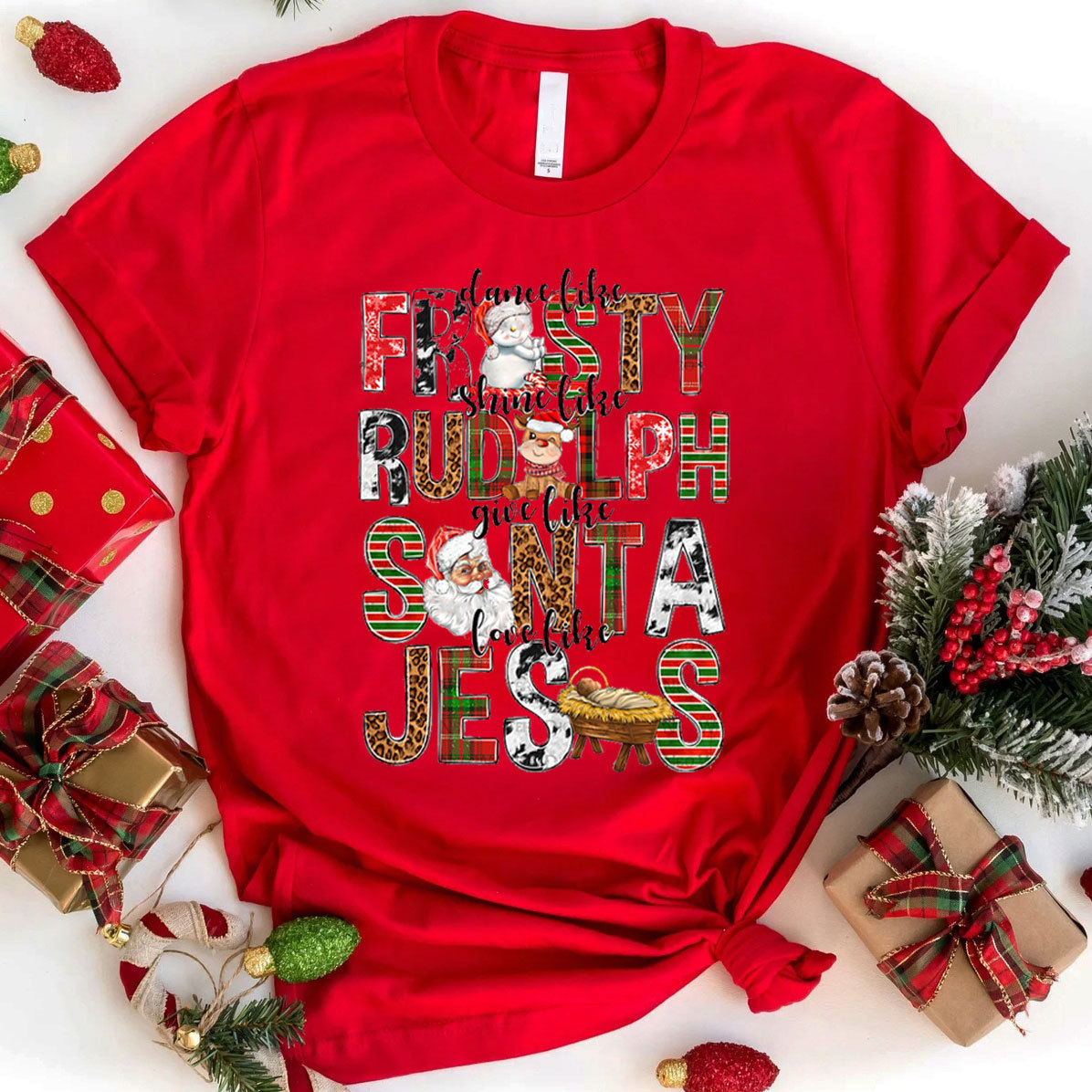 Dance Like Frosty Shine Christian T-Shirt