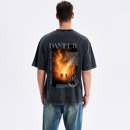 Daniel 3 Christian Washed T-Shirt