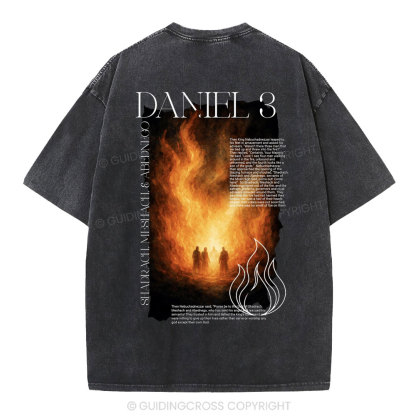 Daniel 3 Christian Washed T-Shirt