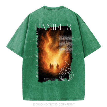 Daniel 3 Christian Washed T-Shirt