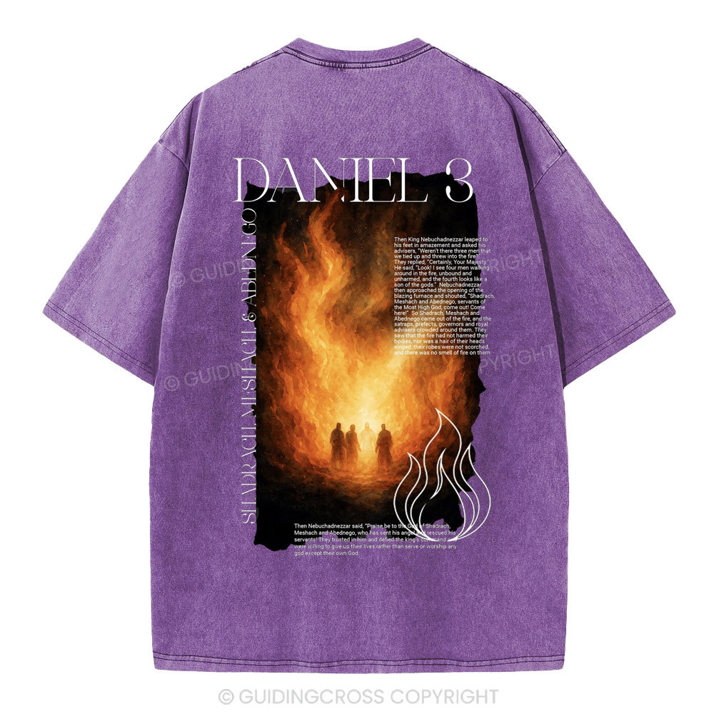 Daniel 3 Christian Washed T-Shirt