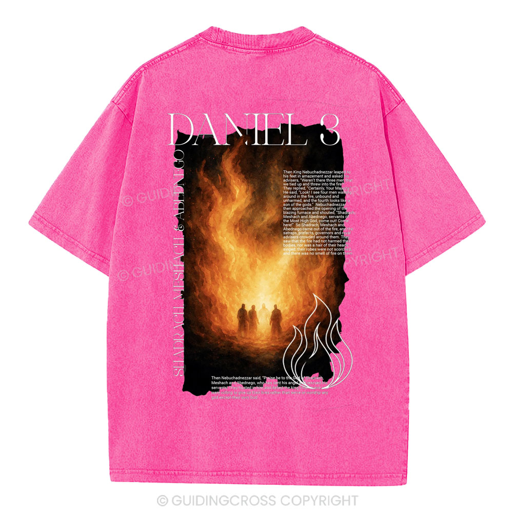 Daniel 3 Christian Washed T-Shirt
