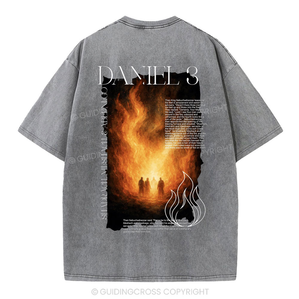 Daniel 3 Christian Washed T-Shirt