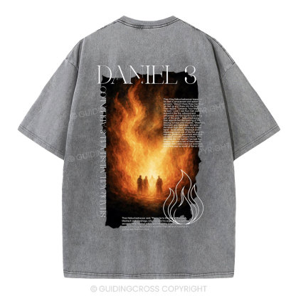 Daniel 3 Christian Washed T-Shirt