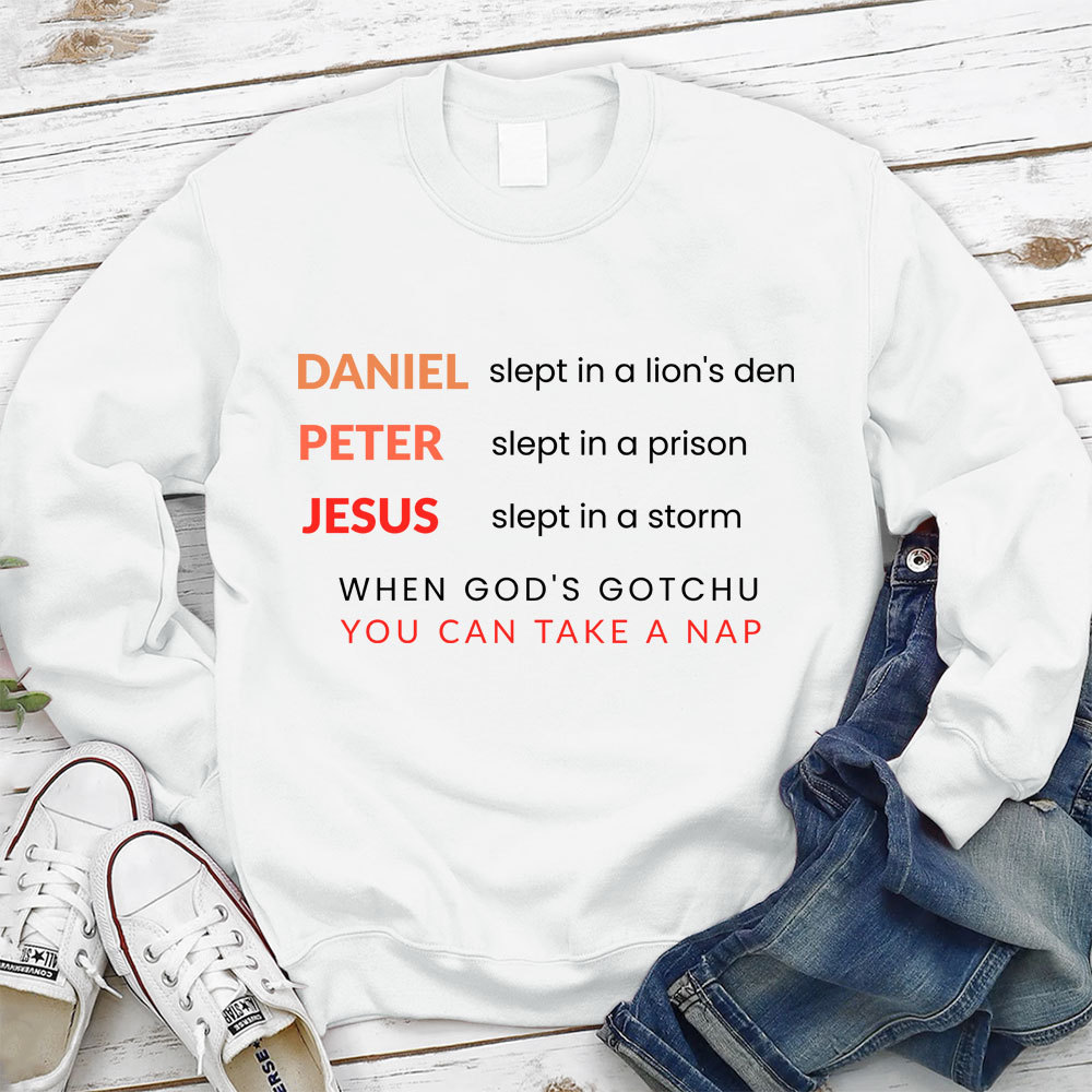 Daniel Slept In A Lion‘s Den Christian Sweatshirt
