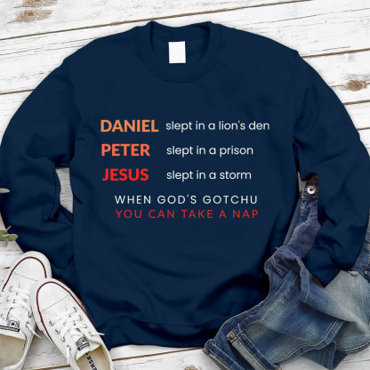 Daniel Slept In A Lion‘s Den Christian Sweatshirt