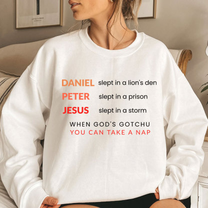 Daniel Slept In A Lion‘s Den Christian Sweatshirt