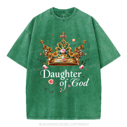 Daughter Of God Christian Washed T-Shirt