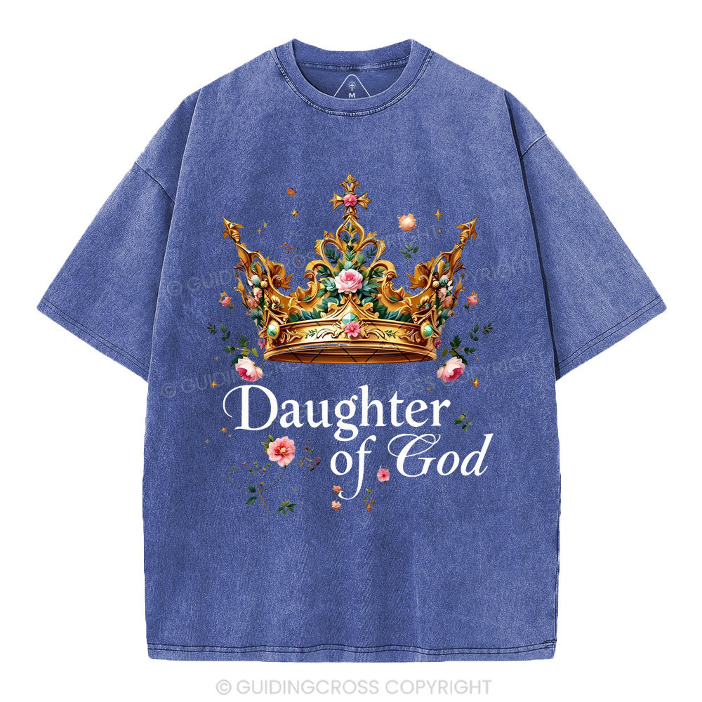 Daughter Of God Christian Washed T-Shirt