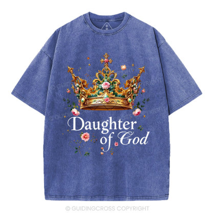 Daughter Of God Christian Washed T-Shirt