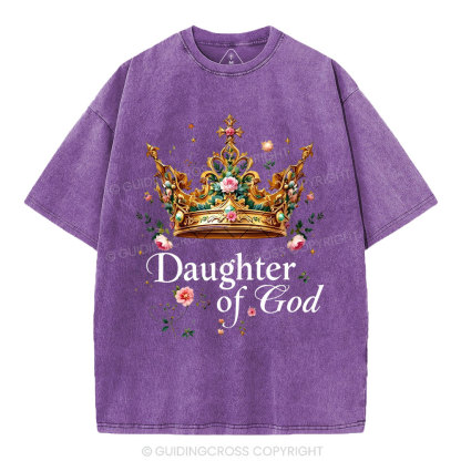 Daughter Of God Christian Washed T-Shirt