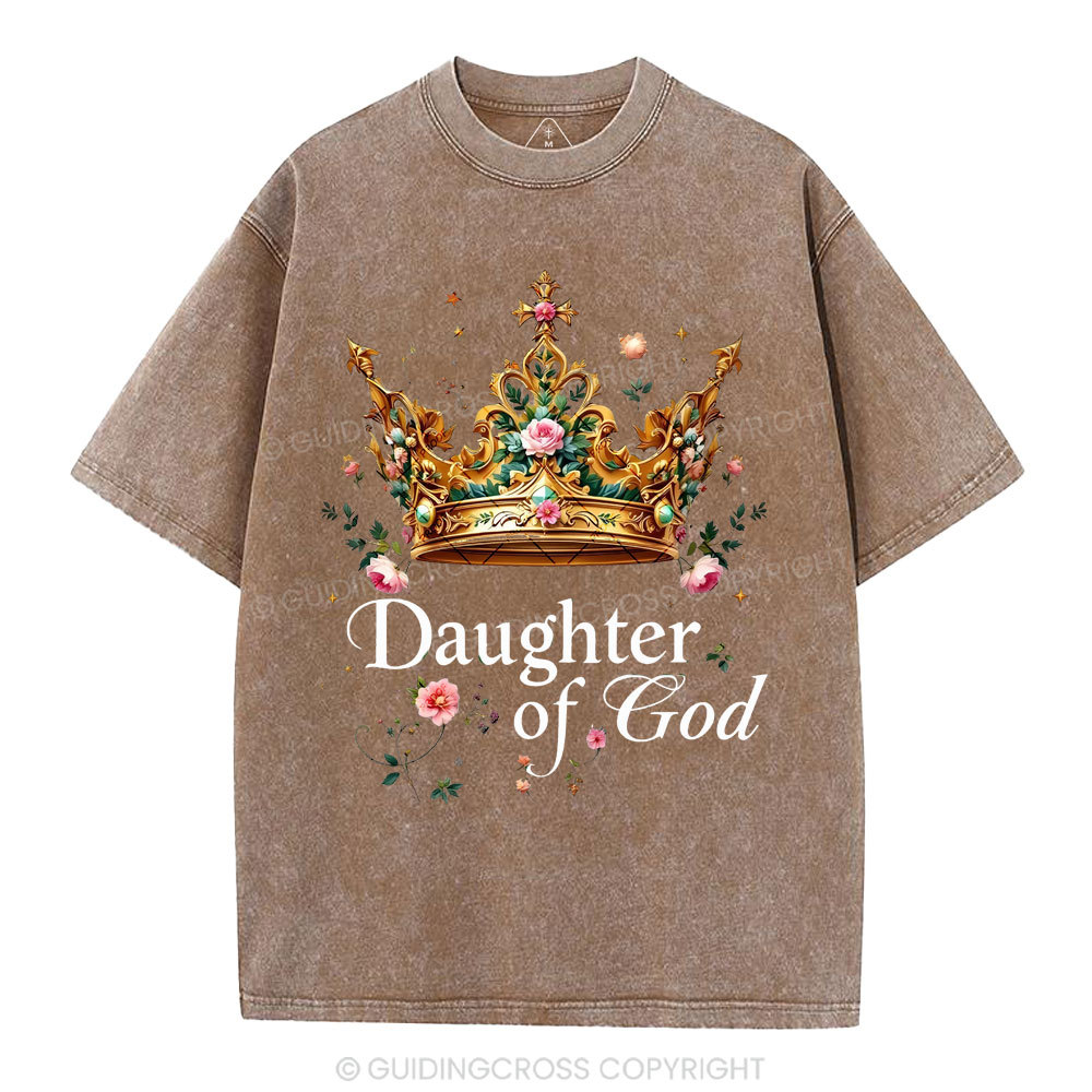 Daughter Of God Christian Washed T-Shirt