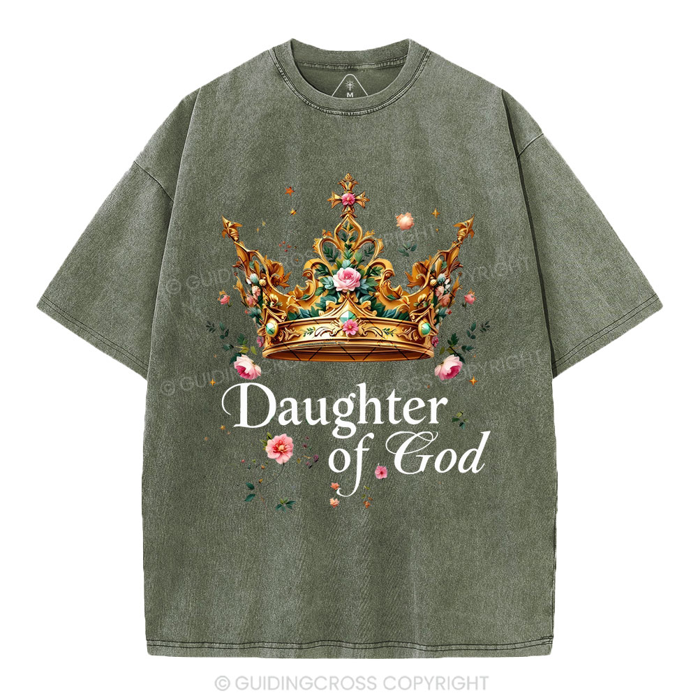 Daughter Of God Christian Washed T-Shirt