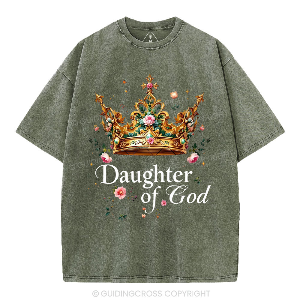 Daughter Of God Christian Washed T-Shirt