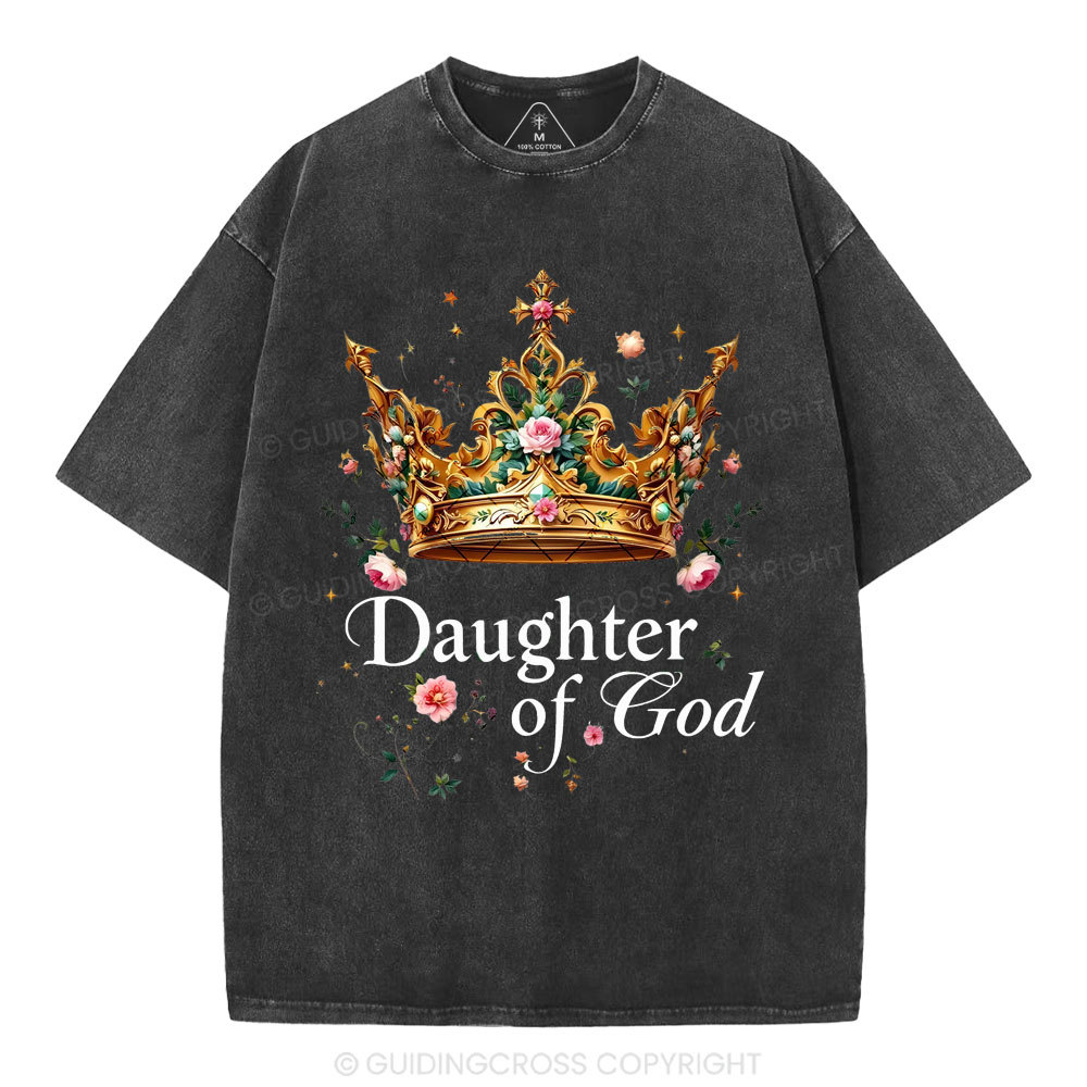 Daughter Of God Christian Washed T-Shirt