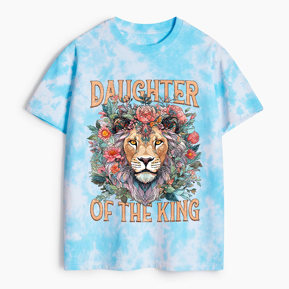 Daughter Of King Heavy Cotton Tie Dye T-Shirt