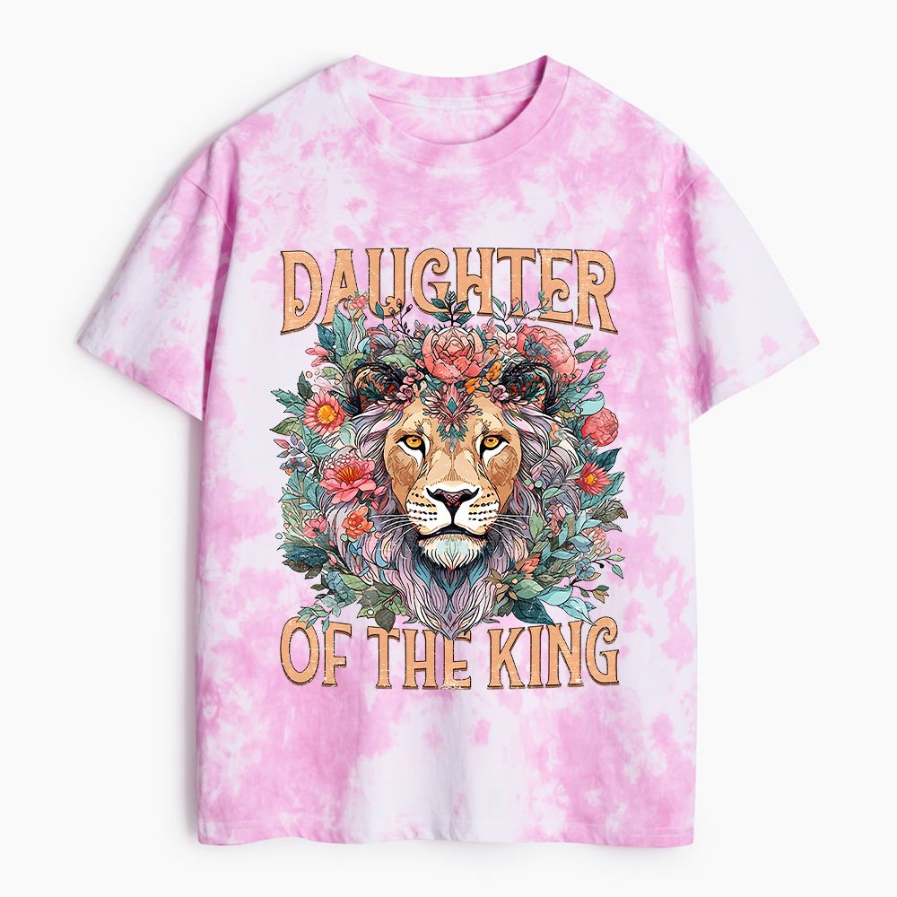 Daughter Of King Heavy Cotton Tie Dye T-Shirt
