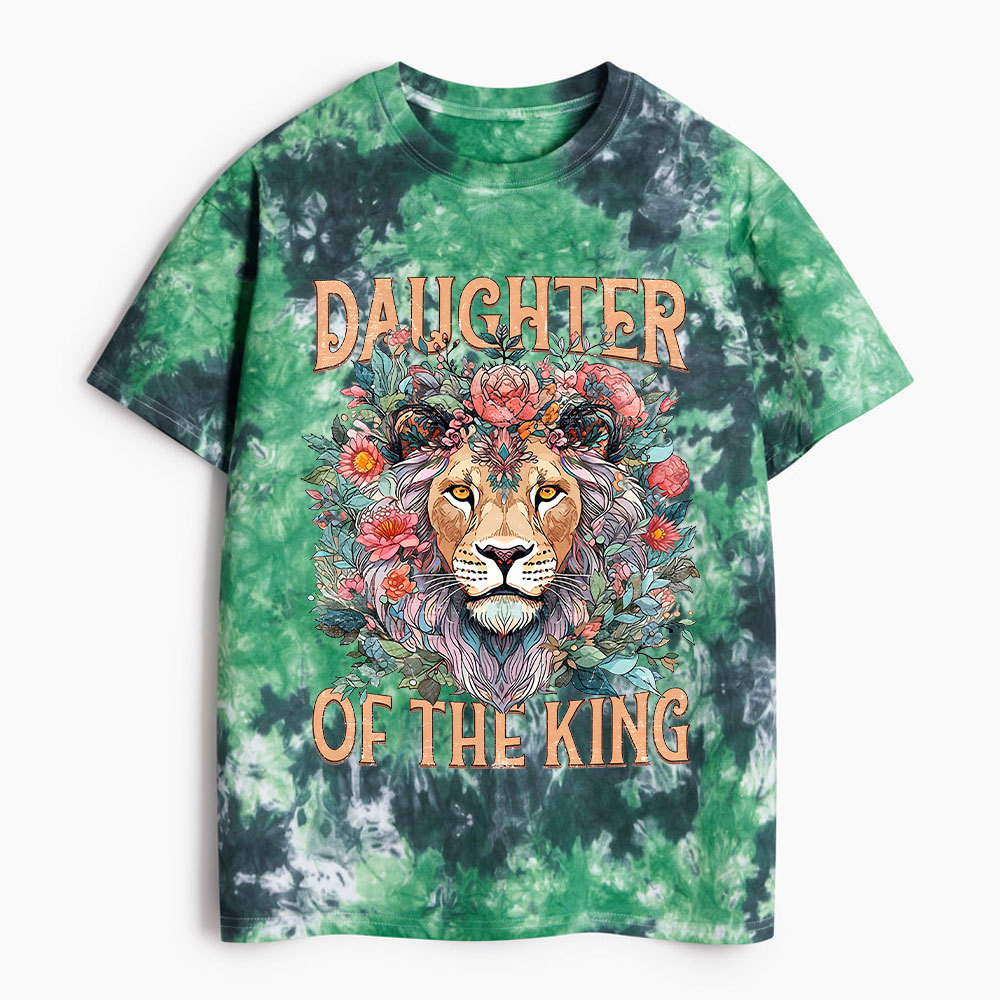 Daughter Of King Heavy Cotton Tie Dye T-Shirt
