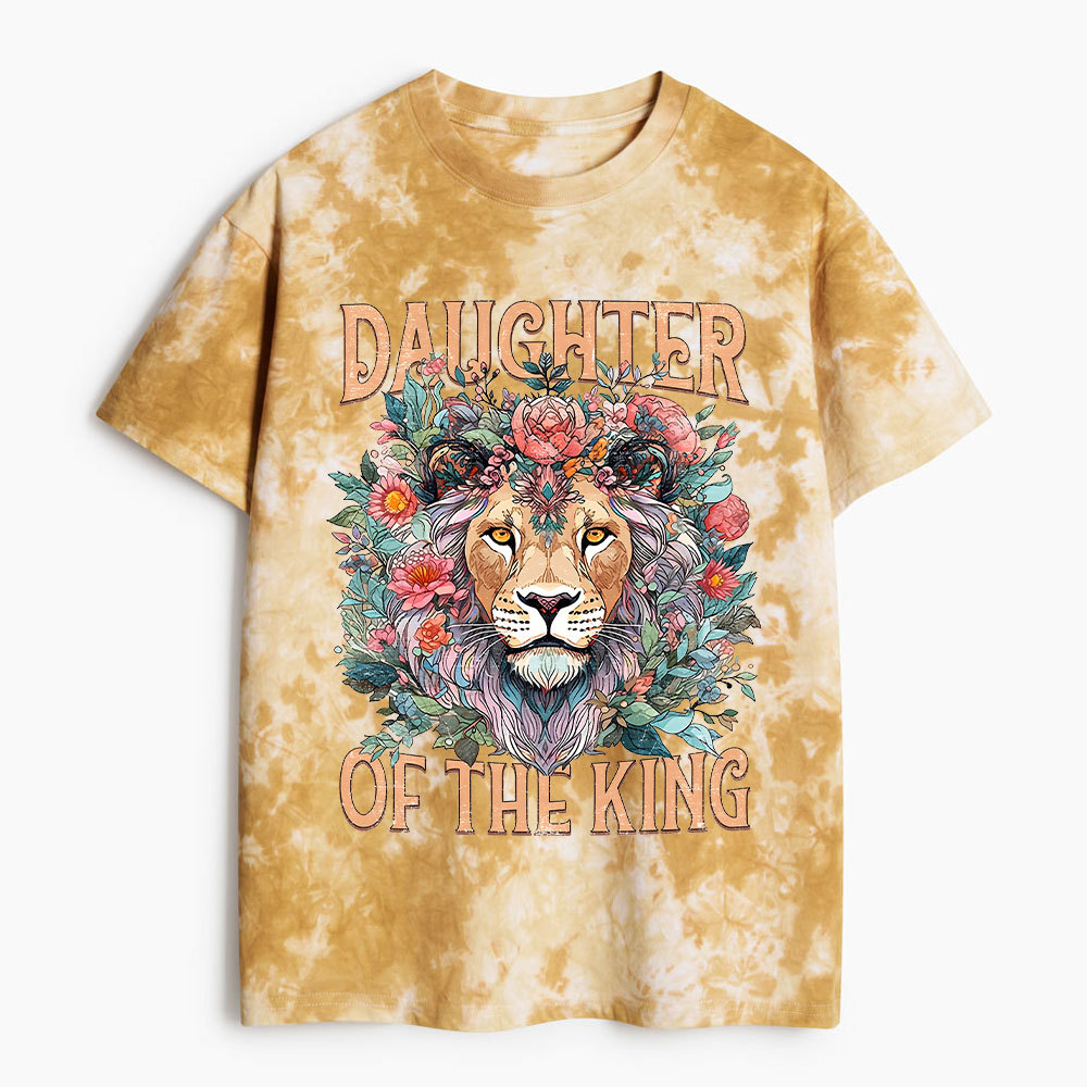 Daughter Of King Heavy Cotton Tie Dye T-Shirt