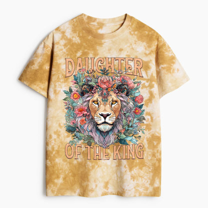 Daughter Of King Heavy Cotton Tie Dye T-Shirt