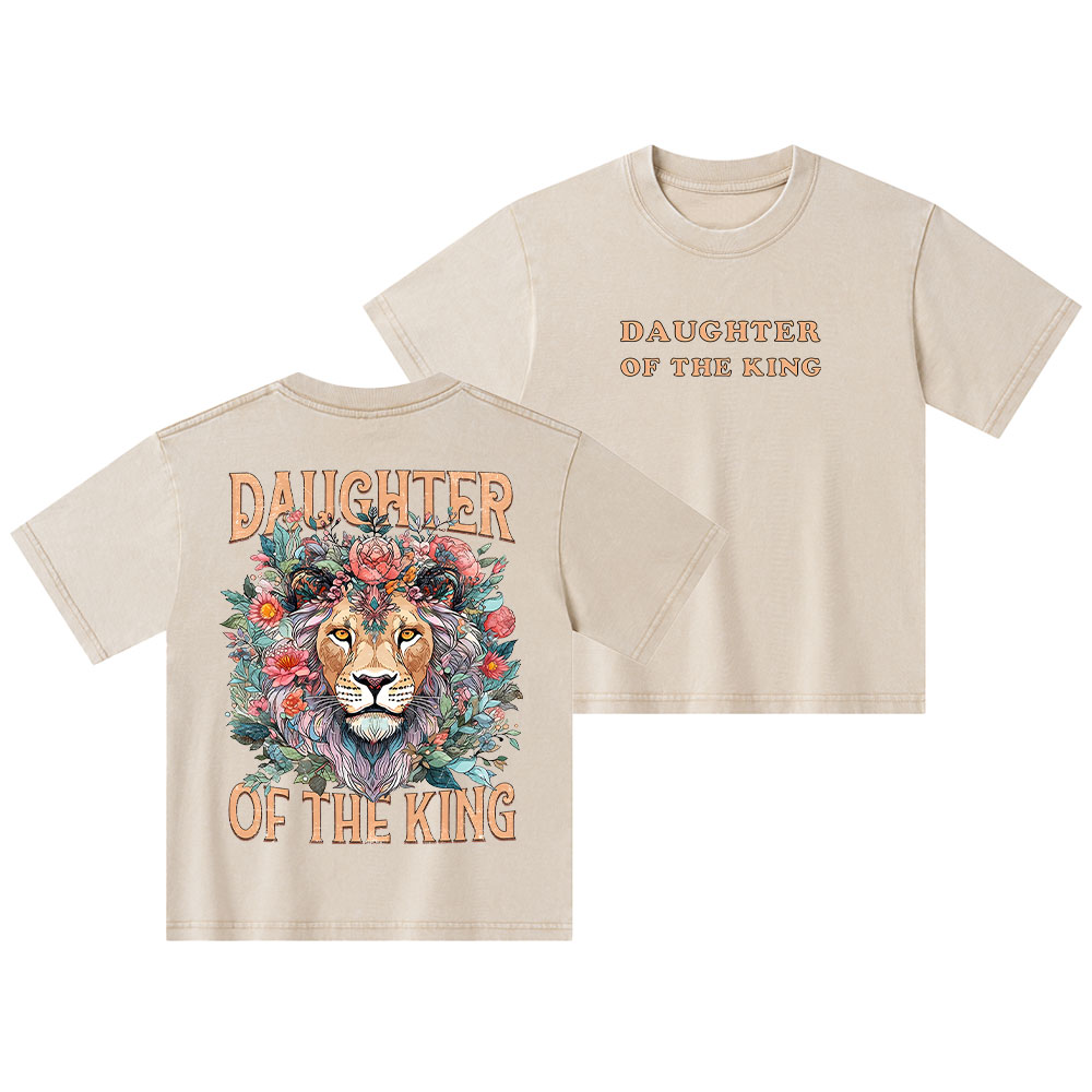 Daughtier Of The King Kid Washed T-Shirt