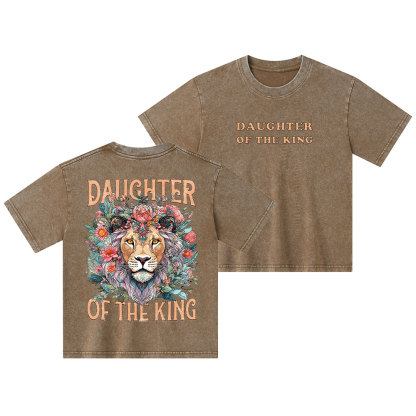 Daughtier Of The King Kid Washed T-Shirt
