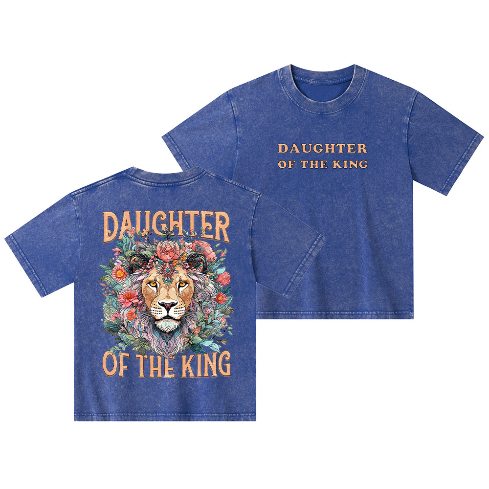Daughtier Of The King Kid Washed T-Shirt