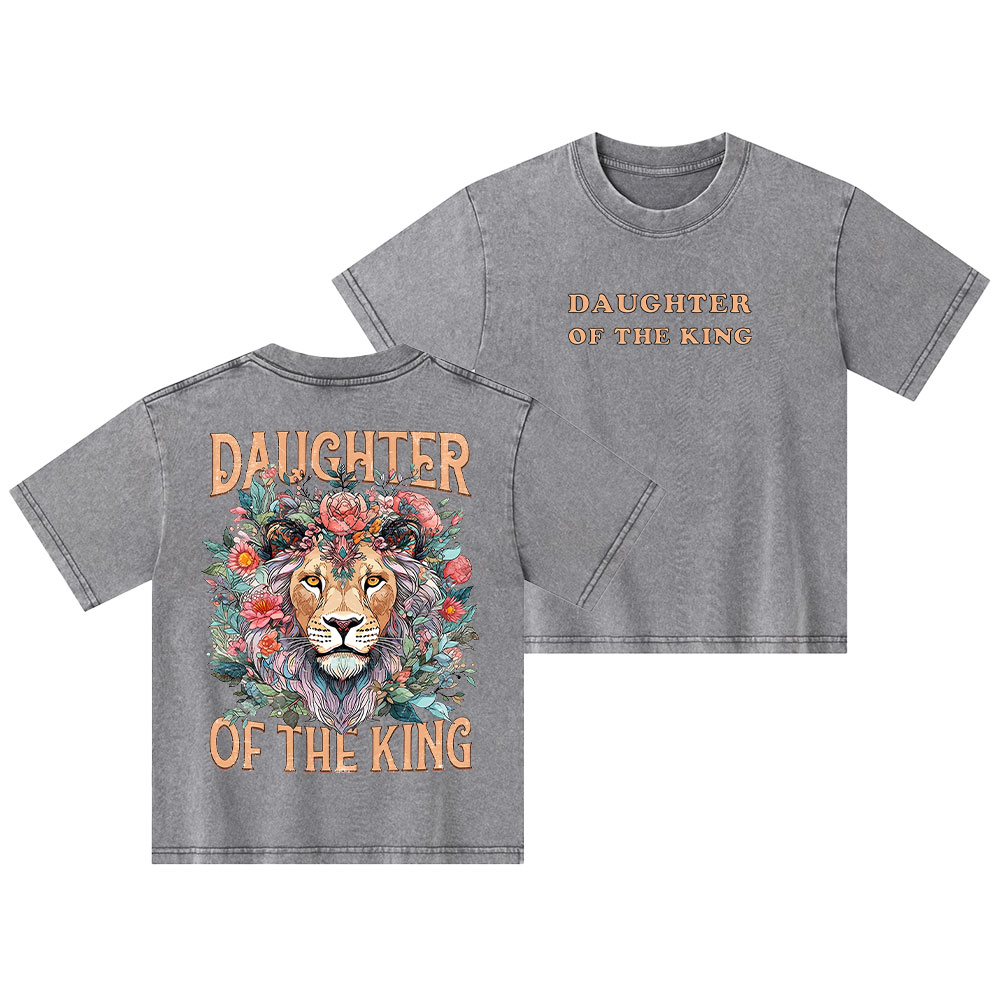 Daughtier Of The King Kid Washed T-Shirt