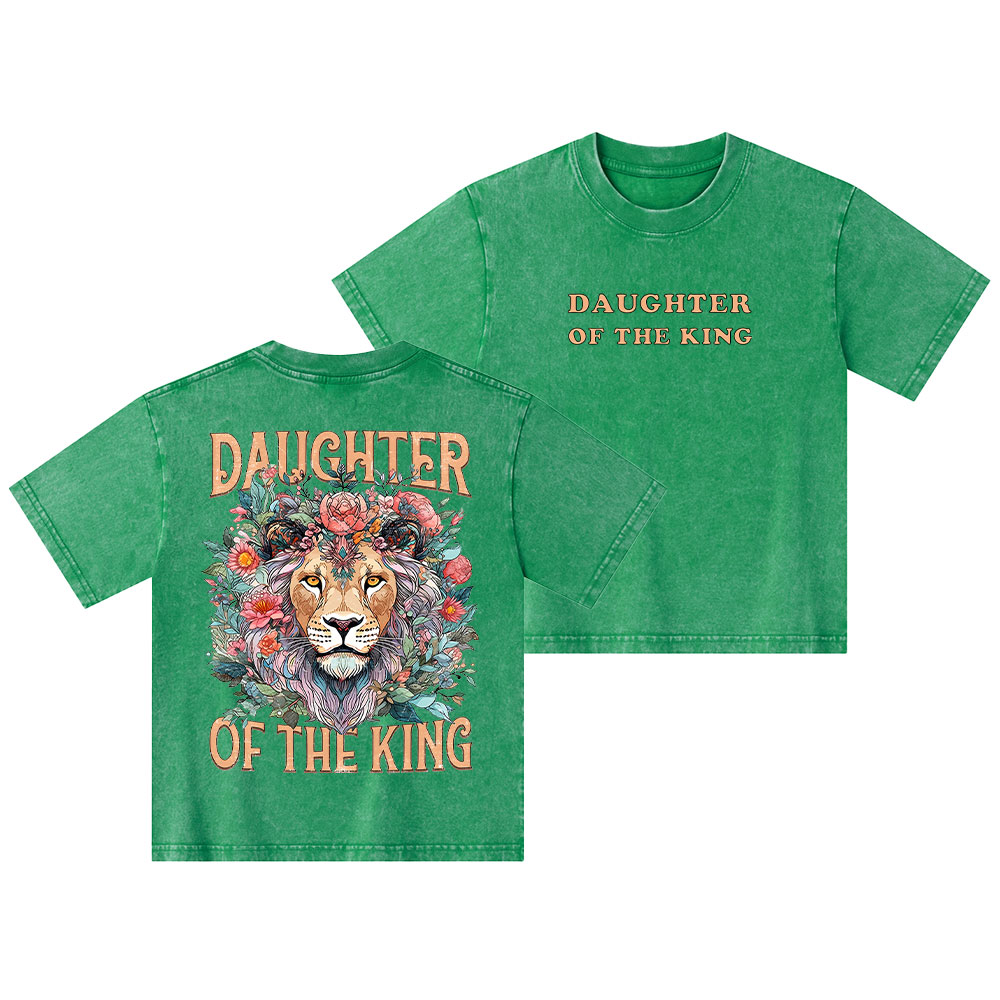 Daughtier Of The King Kid Washed T-Shirt