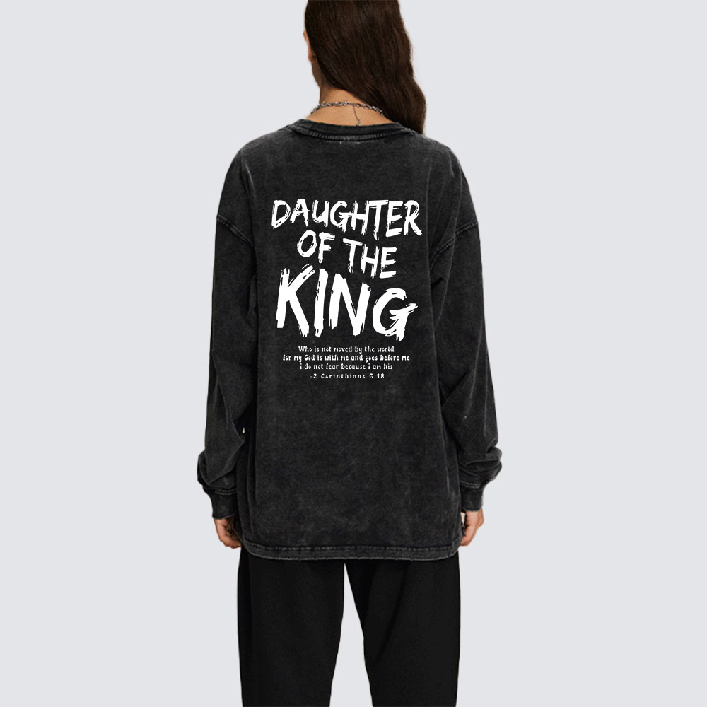 Daughter Of The King Washed Long Sleeve T-Shirt