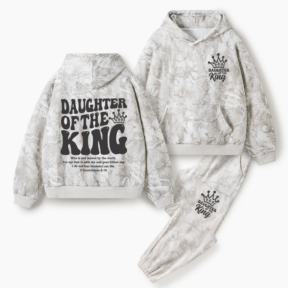 Daughter Of The King Christian Camo Fleece Hoodie Set