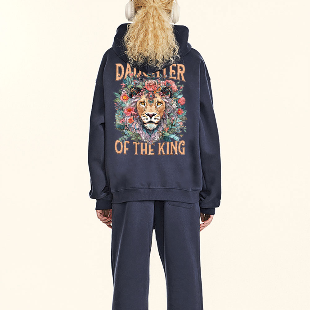 Daughter Of The King Christian Fleece Hoodie Set
