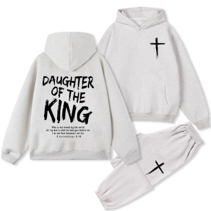 Daughter Of The King Christian Fleece Hoodie Set