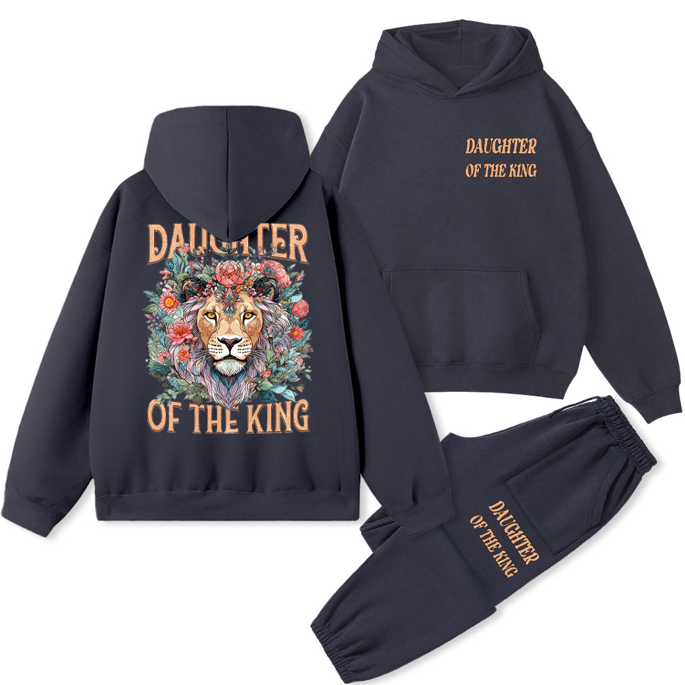 Daughter Of The King Christian Fleece Hoodie Set